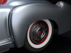 Nash Healey vintage car 3D 1952-1953 model 3D 모델