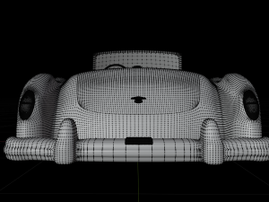 Nash Healey vintage car 3D 1952-1953 model 3D 모델