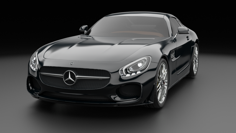 Mercedes-Benz AMG GTS Modelo 3D .c4d .max .obj .3ds .fbx .stl .blend 