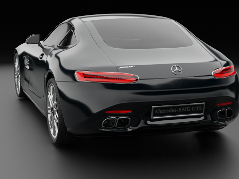 Mercedes-Benz AMG GTS Modelo 3D