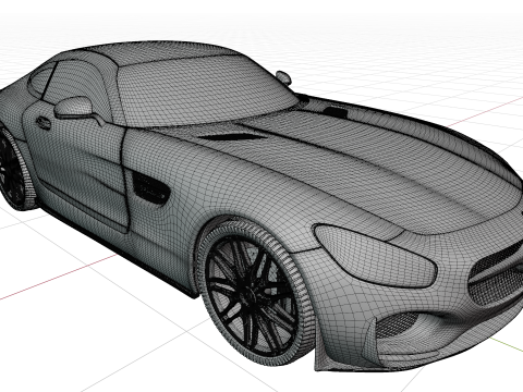 Mercedes-Benz AMG GTS Modelo 3D