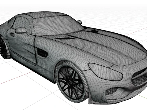 Mercedes-Benz AMG GTS Model 3D