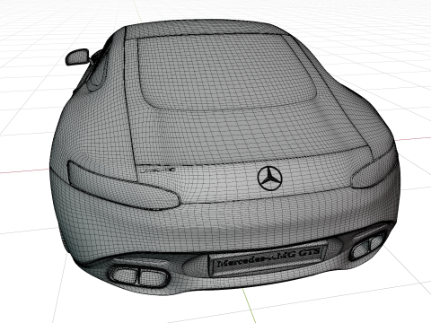 Mercedes-Benz AMG GTS Modelo 3D