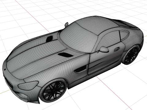 Mercedes-Benz AMG GTS Modelo 3D