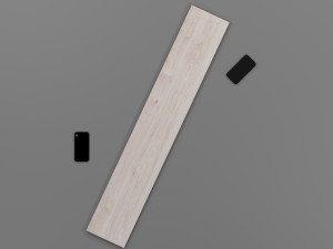 wooden board Model 3D
