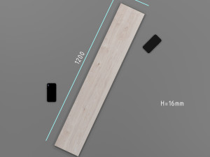 wooden board Model 3D