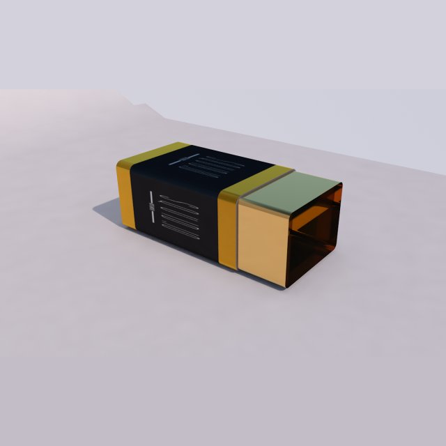 golden perfume kit 3D Model .c4d .max .obj .3ds .fbx .stl .blend