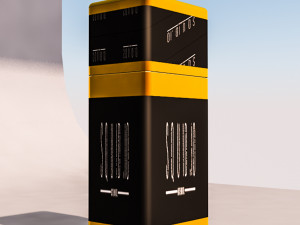 golden perfume kit 3D Model