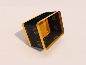 golden perfume kit 3D Model