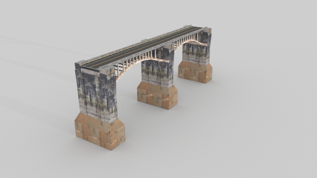 desertbridge Model 3D .c4d .max .obj .3ds .fbx .stl .blend 