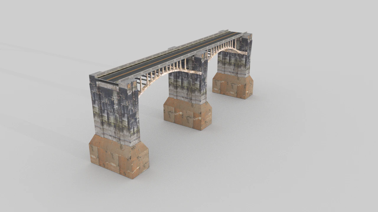 desertbridge 3D Model .c4d .max .obj .3ds .fbx .stl .blend 