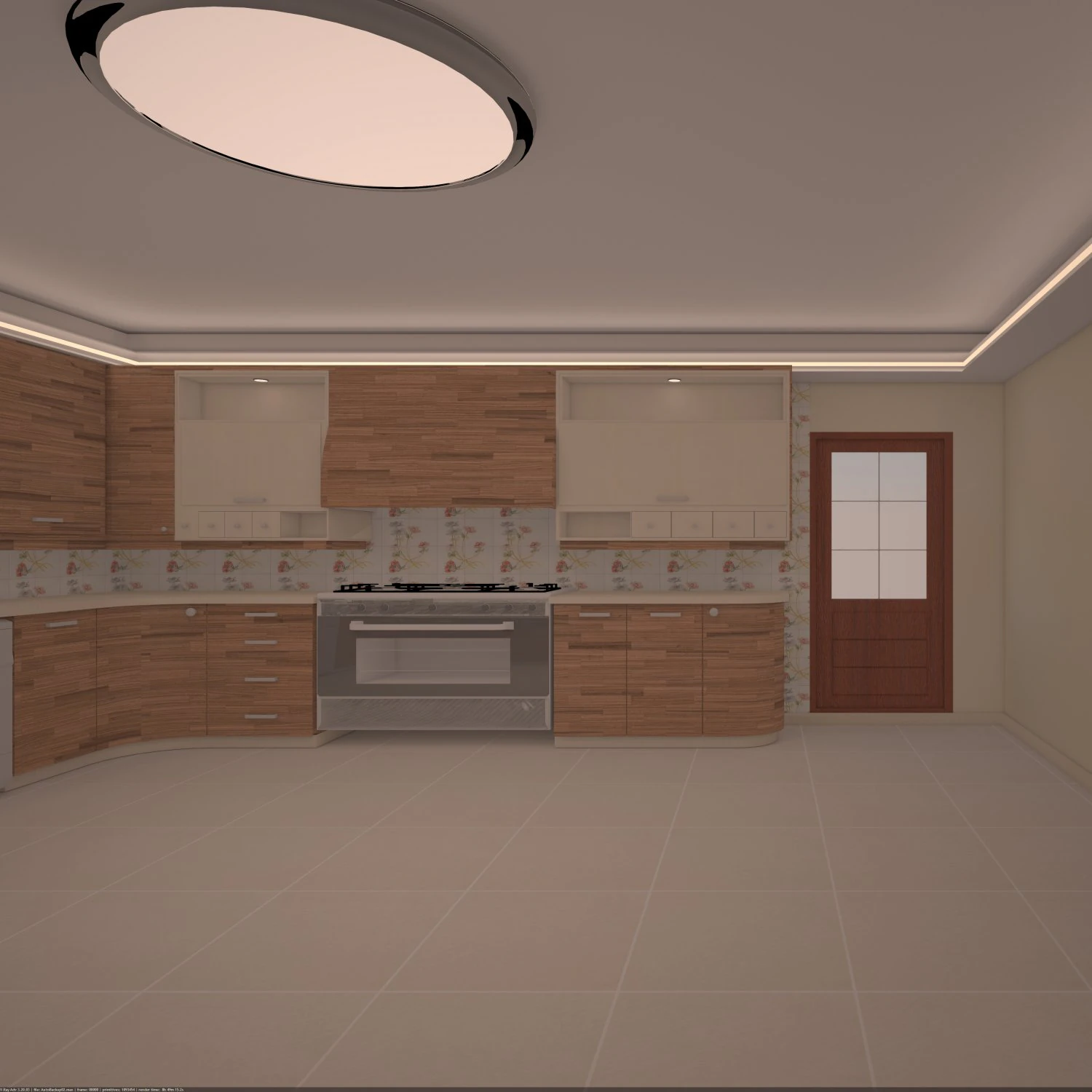 modern kitchen 3D Model .c4d .max .obj .3ds .fbx .stl .blend 