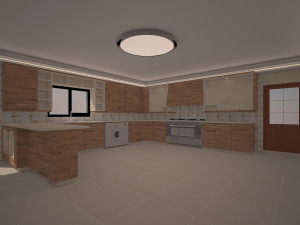 modern kitchen Modelo 3D