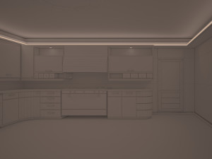 modern kitchen Modelo 3D
