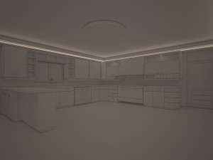 modern kitchen Modelo 3D
