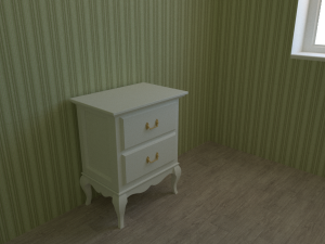 bedside table 3D Model