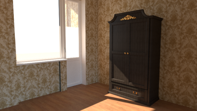 wardrobe Modelo 3D .c4d .max .obj .3ds .fbx .stl .blend 