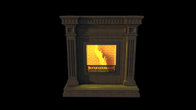 fireplace 3d pro lwp