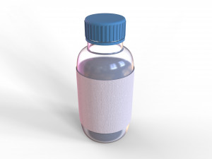small bottle Modelo 3D