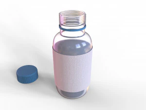 piccola bottiglia Modello 3D