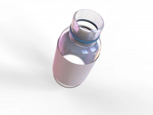 piccola bottiglia Modello 3D