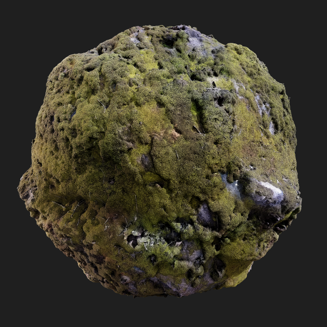 mossy rock pbr materials texture scan data texture Texturas CG .c4d .max .obj .3ds .fbx .stl .blend 