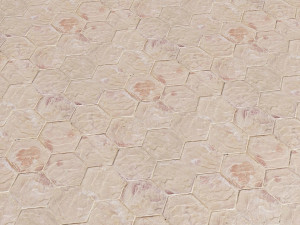 hexagon tile floor pbr materials texture scan data texture Texturas CG