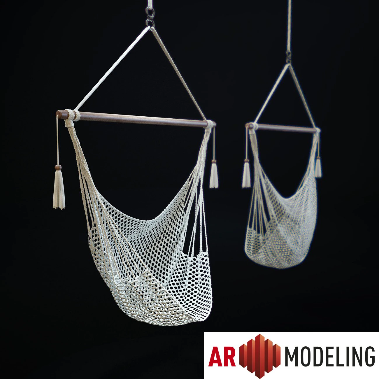 hammock chair 3D Model .c4d .max .obj .3ds .fbx .stl .blend
