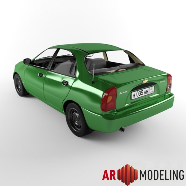chevrolet lanos 3D 모델 .c4d .max .obj .3ds .fbx .stl .blend 