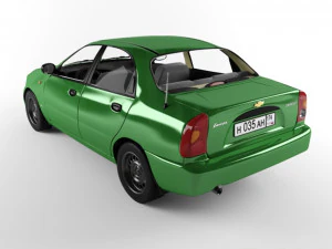 шевроле ланос 3D Модель