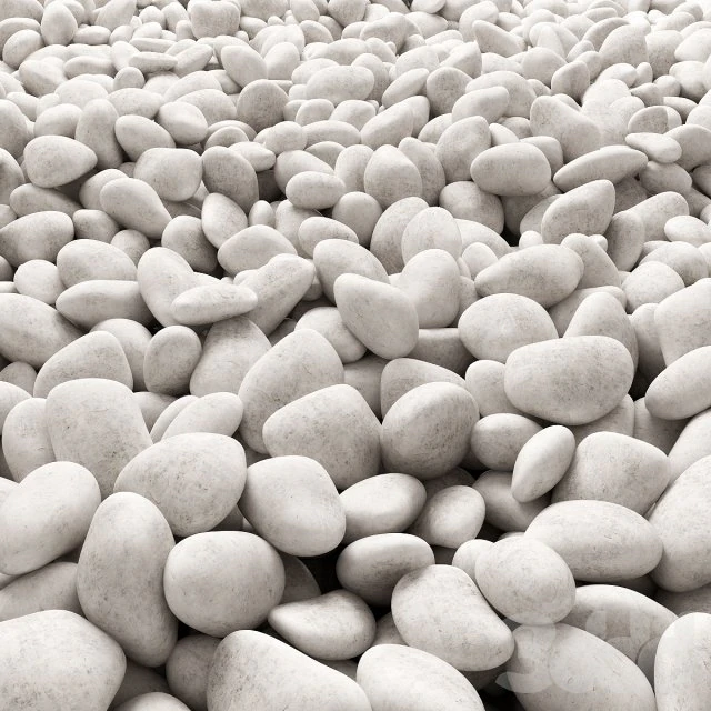 stone road 3D Model .c4d .max .obj .3ds .fbx .stl .blend
