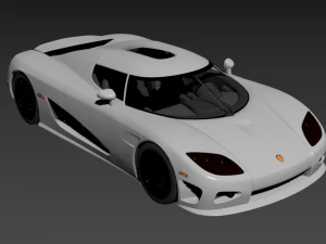 koenigsegg ccx sport car model 3D Model