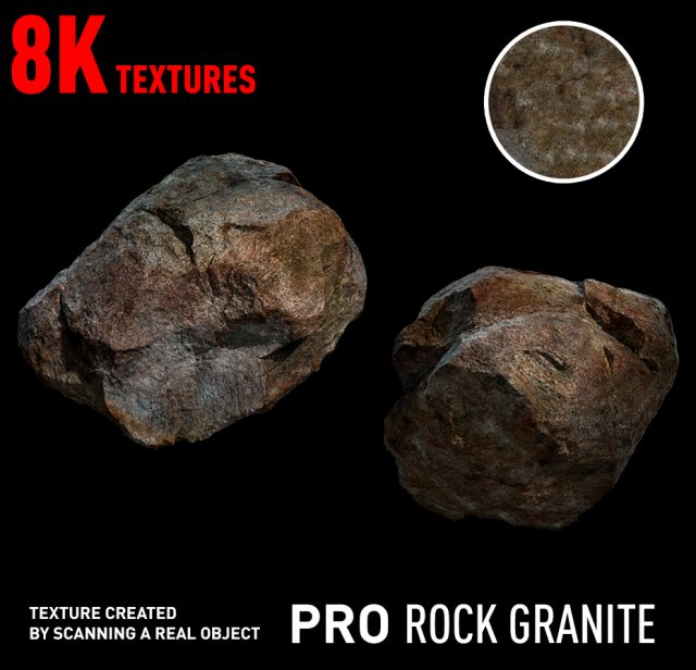rock granite 8k professional texture texture CG Tekstury .c4d .max .obj .3ds .fbx .stl .blend 