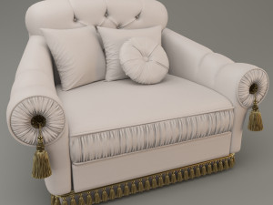 armchair classic style 3Dモデル