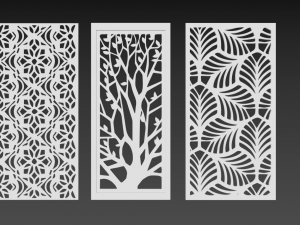 woden decorative panel 3Dモデル