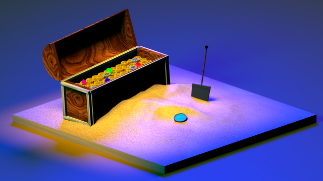low poly modeling - gold digger 3D 模型 .c4d .max .obj .3ds .fbx .stl .blend 