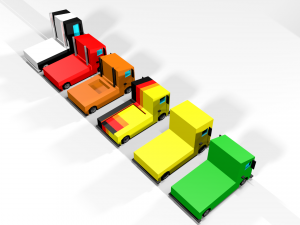 low poly modeling - trucks 3D मॉडल