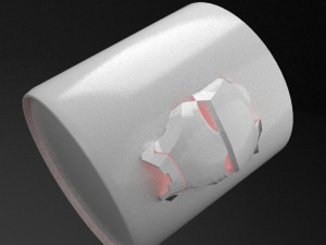 mug with iron man design 3d print model 3D Принт Модель