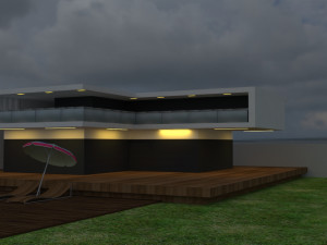 modern 3d villa 3D Model