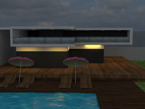 modern 3d villa 3D Model