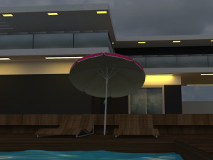 modern 3d villa 3D Model