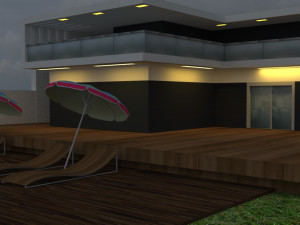 modern 3d villa 3D Model