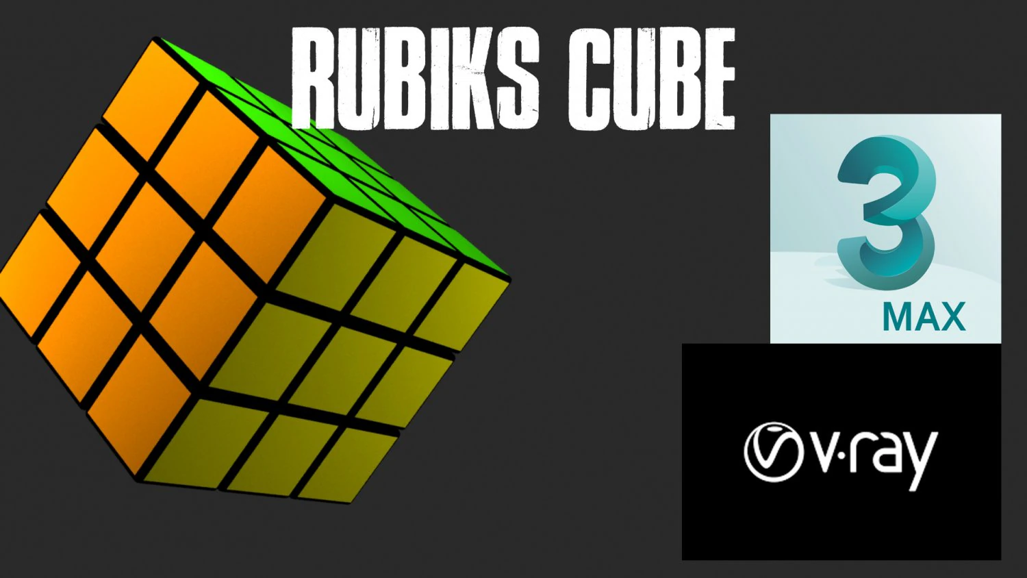the 3x3 rubiks cube 3D Model .c4d .max .obj .3ds .fbx .stl .blend 