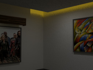 the modern villa 3D Model