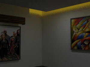 the modern villa 3D Model