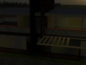 the modern villa 3D Model