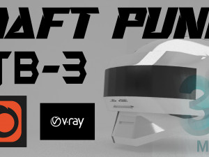 the robot rock helmet tb-3 3D Model