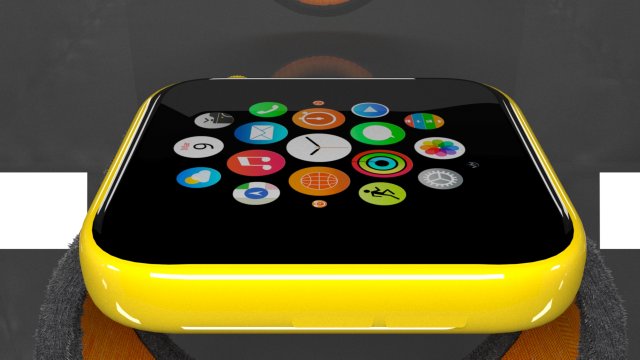 apple iwatch series 5 3D Model .c4d .max .obj .3ds .fbx .stl .blend 