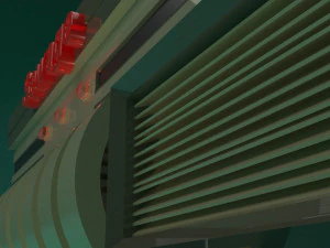 the sewage plant-low poly low-poly 3D Model