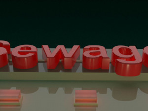 the sewage plant-low poly low-poly 3D Модель